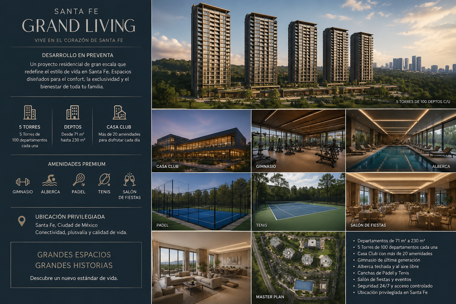 Exclusivo desarrollo residencial en preventa en Santa Fe